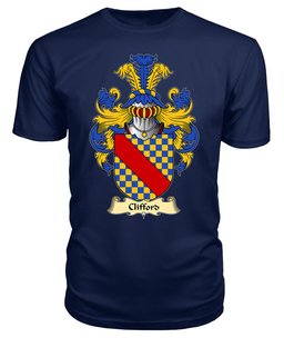 Clifford (of Herefordshire) Coat Of Arms Family Crest Wales V23 T Shirt ScotsTee Shop