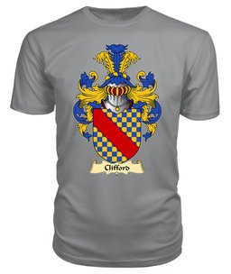 Clifford (of Herefordshire) Coat Of Arms Family Crest Wales V23 T Shirt ScotsTee Shop