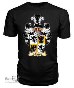 Macsen (WLEDIG, Roman Emperor Maximus) Coat Of Arms Family Crest Wales V23 T Shirt ScotsTee Shop