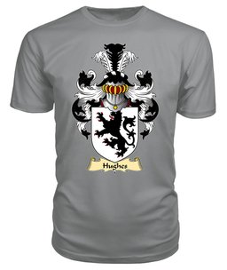 Hughes (of Gwerclas, Merionethshire) Coat Of Arms Family Crest Wales V23 T Shirt ScotsTee Shop