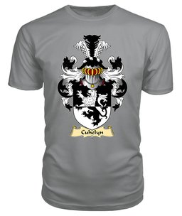Cuhelyn (OF MOCHNANT, Denbighshire) Coat Of Arms Family Crest Wales V23 T Shirt ScotsTee Shop