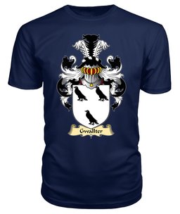 Gwallter (or Walter, AP JOHN) Coat Of Arms Family Crest Wales V23 T Shirt ScotsTee Shop