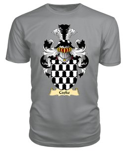 Cooke (Sir Walter, through marriage) Coat Of Arms Family Crest Wales V23 T Shirt ScotsTee Shop