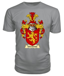 Maredudd (or Meredith, AP BLEDDYN AP CYNFYN) Coat Of Arms Family Crest Wales V23 T Shirt ScotsTee Shop