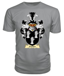 Gunter (of Tregunter and Gilston, Breconshire) Coat Of Arms Family Crest Wales V23 T Shirt ScotsTee Shop