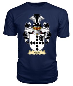 Goch (or Gough-of Wodberye, Devonshire) Coat Of Arms Family Crest Wales V23 T Shirt ScotsTee Shop