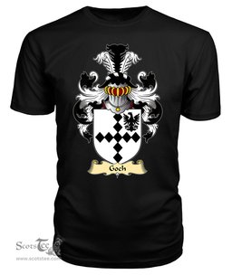 Goch (or Gough-of Wodberye, Devonshire) Coat Of Arms Family Crest Wales V23 T Shirt ScotsTee Shop
