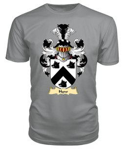 Huw (or Hughes, AB ELIS AP HARRY) Coat Of Arms Family Crest Wales V23 T Shirt ScotsTee Shop