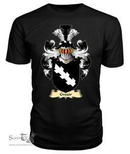 Gwair (AP DWG AP LLYWARCH HENJ) Coat Of Arms Family Crest Wales V23 T Shirt ScotsTee Shop