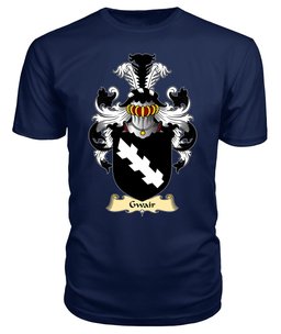 Gwair (AP DWG AP LLYWARCH HENJ) Coat Of Arms Family Crest Wales V23 T Shirt ScotsTee Shop