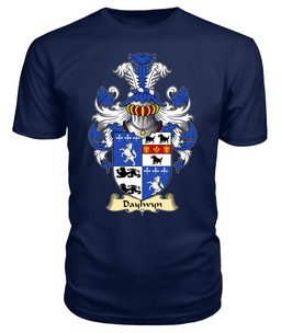 Daylwyn (or Bushe) Coat Of Arms Family Crest Wales V23 T Shirt ScotsTee Shop