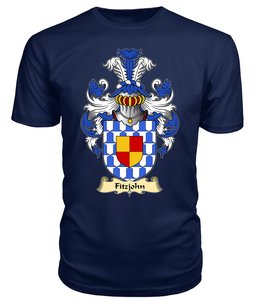 Fitzjohn Coat Of Arms Family Crest Wales V23 T Shirt ScotsTee Shop