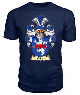 Crew (of Holt, Denbighshire) Coat Of Arms Family Crest Wales V23 T Shirt ScotsTee Shop