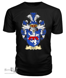 Crew (of Holt, Denbighshire) Coat Of Arms Family Crest Wales V23 T Shirt ScotsTee Shop