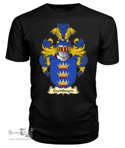 Gwrtheyrn (GWRTHENEU, King of the Britons) Coat Of Arms Family Crest Wales V23 T Shirt ScotsTee Shop