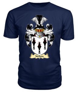 Nefydd (HARDD, Caernarfonshire) Coat Of Arms Family Crest Wales V23 T Shirt ScotsTee Shop