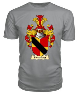 Pontefract (of Denbighshire) Coat Of Arms Family Crest Wales V23 T Shirt ScotsTee Shop
