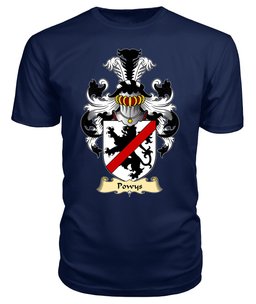 Powys (FADOG, Princes of Northern Powys) Coat Of Arms Family Crest Wales V23 T Shirt ScotsTee Shop
