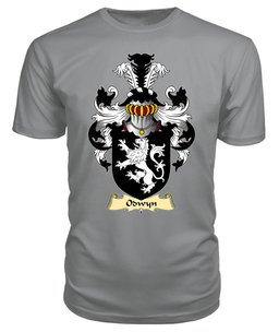 Odwyn (AP TEITHWALCH, Lord of Ceredigion) Coat Of Arms Family Crest Wales V23 T Shirt ScotsTee Shop