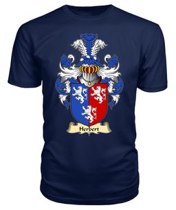 Herbert (1st Earl of Pembrokeshire) Coat Of Arms Family Crest Wales V23 T Shirt ScotsTee Shop