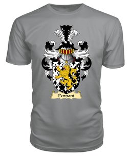Pennant (of Penrhyn-Castle, Caernarvonshire) Coat Of Arms Family Crest Wales V23 T Shirt ScotsTee Shop