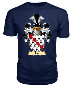 Pye (of Herefordshire) Coat Of Arms Family Crest Wales V23 T Shirt ScotsTee Shop