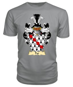 Pye (of Herefordshire) Coat Of Arms Family Crest Wales V23 T Shirt ScotsTee Shop