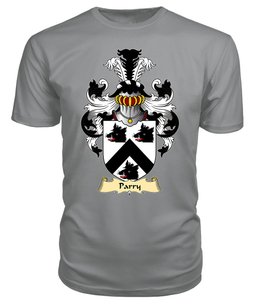 Parry (of Basinwerk, Flint) Coat Of Arms Family Crest Wales V23 T Shirt ScotsTee Shop