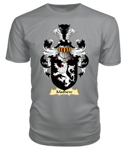 Mathew (of Llandaff, Glamorganshire) Coat Of Arms Family Crest Wales V23 T Shirt ScotsTee Shop