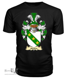Hooton (lord of Hooton, Cheshire) Coat Of Arms Family Crest Wales V23 T Shirt ScotsTee Shop