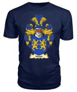 Moyle (or Mule of Ruthin, Denbighshire) Coat Of Arms Family Crest Wales V23 T Shirt ScotsTee Shop