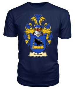 Probert (of Pant-glas, Tryleg, Monmouthshire) Coat Of Arms Family Crest Wales V23 T Shirt ScotsTee Shop