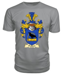Probert (of Pant-glas, Tryleg, Monmouthshire) Coat Of Arms Family Crest Wales V23 T Shirt ScotsTee Shop