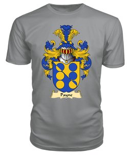 Payne (of Denbighshire) Coat Of Arms Family Crest Wales V23 T Shirt ScotsTee Shop