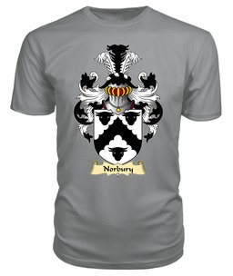 Norbury (of Flint-Branch of Bulkeley) Coat Of Arms Family Crest Wales V23 T Shirt ScotsTee Shop