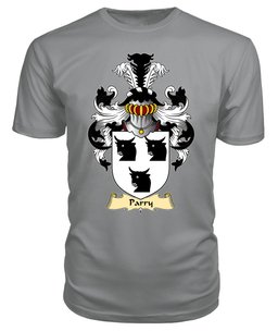 Parry (of Llandygwydd, Cardiganshire) Coat Of Arms Family Crest Wales V23 T Shirt ScotsTee Shop
