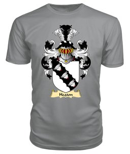 Heaton (of Lleweni Green, Denbighshire) Coat Of Arms Family Crest Wales V23 T Shirt ScotsTee Shop