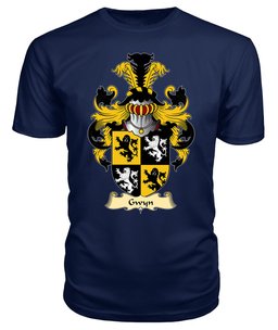 Gwyn (Sir John, of Trewyn) Coat Of Arms Family Crest Wales V23 T Shirt ScotsTee Shop