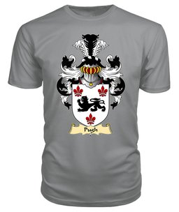 Pugh (of Mathafarn, Llanwrin, Montgomeryshire) Coat Of Arms Family Crest Wales V23 T Shirt ScotsTee Shop