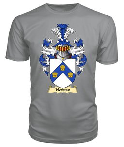 Newton (alias Cradock) Coat Of Arms Family Crest Wales V23 T Shirt ScotsTee Shop