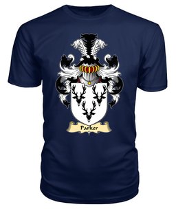 Parker (of Llanllywed, Monmouthshire) Coat Of Arms Family Crest Wales V23 T Shirt ScotsTee Shop
