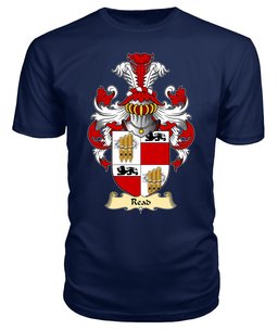 Read (of Roche, Laugharne, Carmanthenshire) Coat Of Arms Family Crest Wales V23 T Shirt ScotsTee Shop