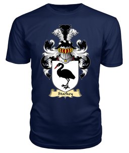 Starkey (of Cheshire) Coat Of Arms Family Crest Wales V23 T Shirt ScotsTee Shop
