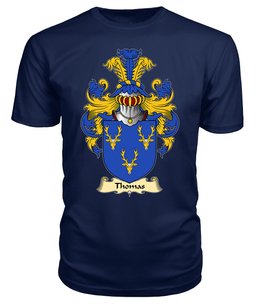 Thomas (AP DAFYDD AP GRUFFUDD) Coat Of Arms Family Crest Wales V23 T Shirt ScotsTee Shop
