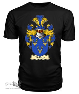 Thomas (AP DAFYDD AP GRUFFUDD) Coat Of Arms Family Crest Wales V23 T Shirt ScotsTee Shop