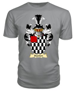 Stanton (or STAUNTON, Pembrokeshire) Coat Of Arms Family Crest Wales V23 T Shirt ScotsTee Shop