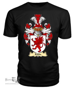 Robin (AP GRUFFUDD GOCH) Coat Of Arms Family Crest Wales V23 T Shirt ScotsTee Shop