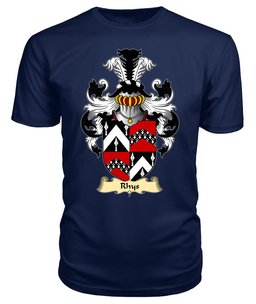 Rhys (AB EINION SAIS) Coat Of Arms Family Crest Wales V23 T Shirt ScotsTee Shop