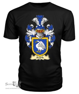 Scarfe (of Lamphey, Pembrokeshire) Coat Of Arms Family Crest Wales V23 T Shirt ScotsTee Shop
