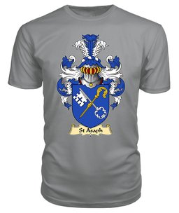 St Asaph (Llanelwy, Diocese of) Coat Of Arms Family Crest Wales V23 T Shirt ScotsTee Shop